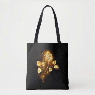 Goldene Rose (goldene Rose) Tasche