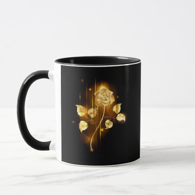 Goldene Rose (goldene Rose) Tasse (Links)