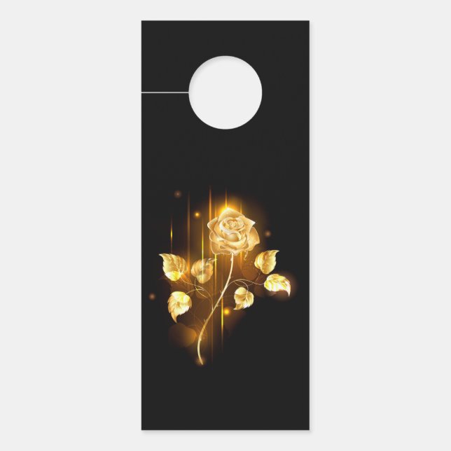 Goldene Rose (goldene Rose) Türanhänger (Vorderseite)
