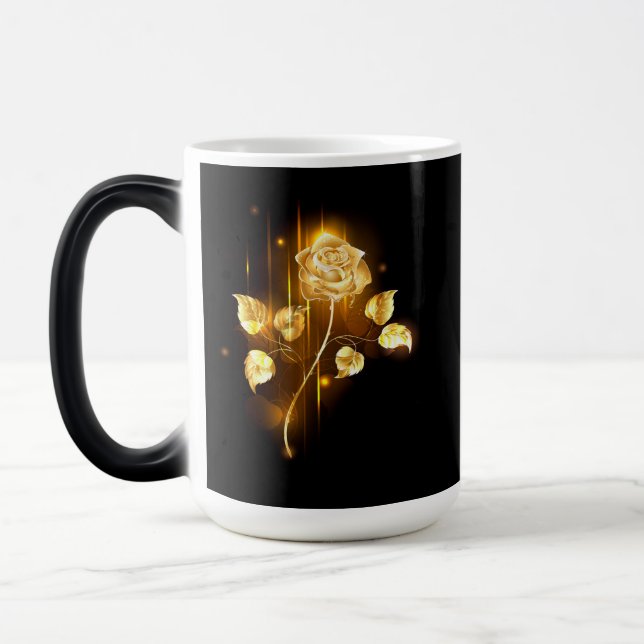 Goldene Rose (goldene Rose) Verwandlungstasse (Links)
