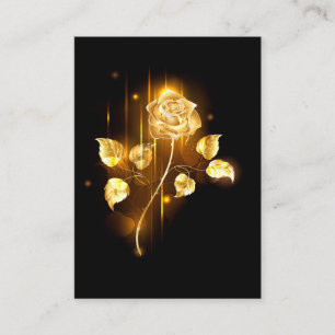 Goldene Rose (goldene Rose) Visitenkarte