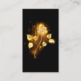 Goldene Rose (goldene Rose) Visitenkarte