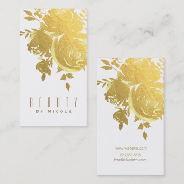 Goldene Rose Imitate Ristorante della Carrà Visitenkarte (Vorne/Hinten)