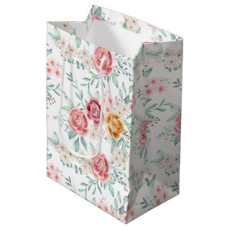 Goldene Rose Mittlere Geschenktüte