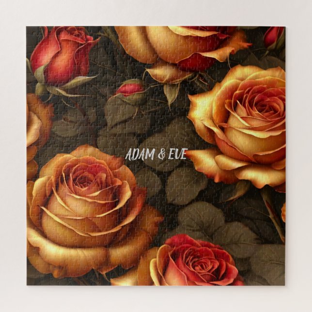 Goldene Rose Rodelbahn mit Aussicht (Vertikal)