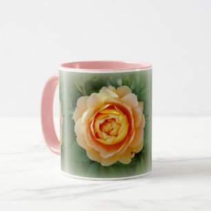 Goldene Rose Tasse
