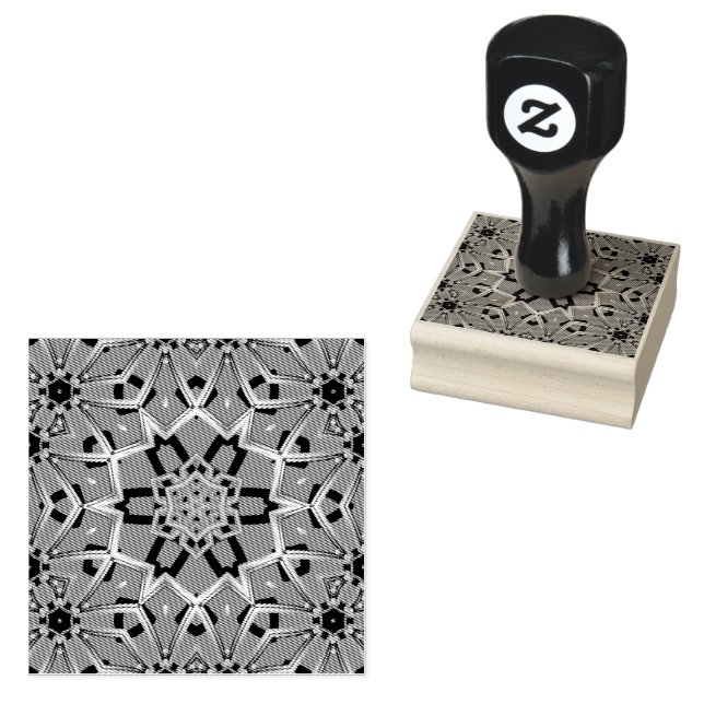 Goldene Rosette Gummistempel (Stempel)