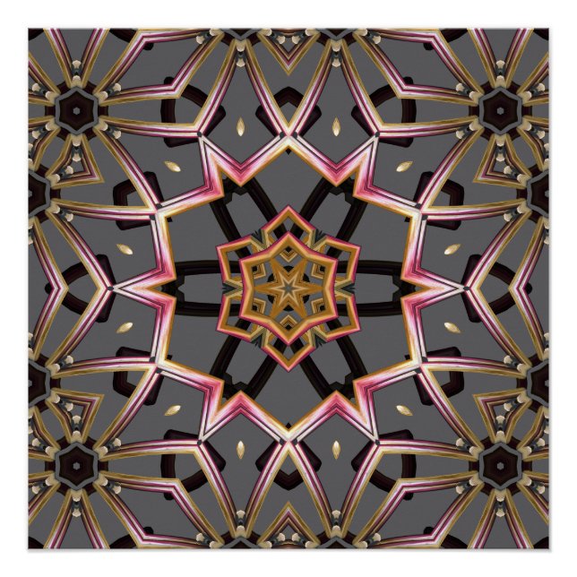Goldene Rosette Poster (Vorderseite)