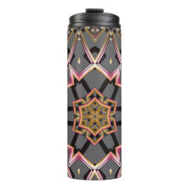 Goldene Rosette Thermosbecher
