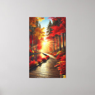Goldene Ruhe: Eine Leinwand aus dem Herbst