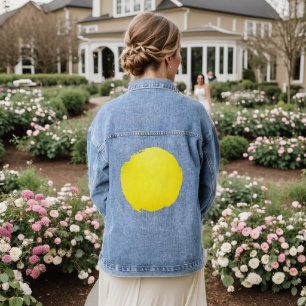 Goldene Ruhe Jeansjacke