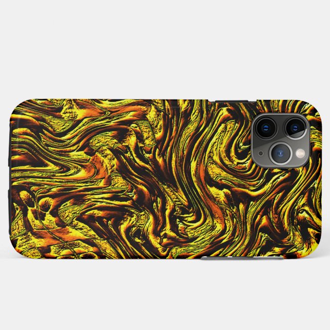 Goldene rustikale Textur mit dunklen Linien und or Case-Mate iPhone Hülle (Rückseite (Horizontal))