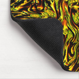 Goldene rustikale Textur mit dunklen Linien und or Mousepad