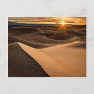 Goldene Sanddünen, Death Valley, CA Postkarte