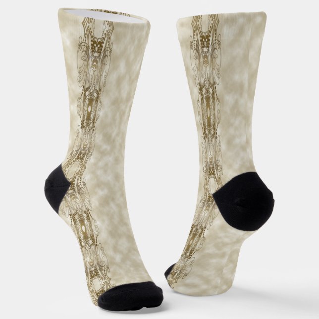 Goldene Säulen Socken (Gewinkelt)