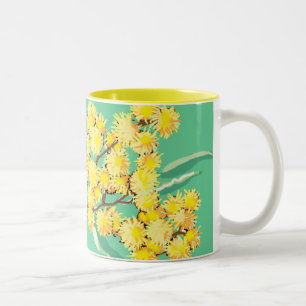 Goldene Schlacht - Symbol Australiens Zweifarbige Tasse