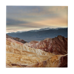 Goldene Schlucht am Sonnenuntergang Fliese