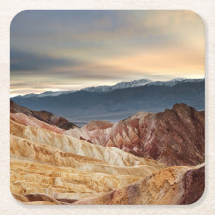 Goldene Schlucht am Sonnenuntergang Rechteckiger Pappuntersetzer
