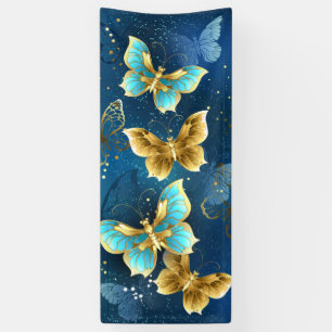 Goldene Schmetterlinge Banner