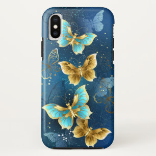 Goldene Schmetterlinge Case-Mate iPhone Hülle