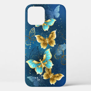 Goldene Schmetterlinge Case-Mate iPhone Hülle