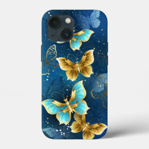 Goldene Schmetterlinge Case-Mate iPhone Hülle