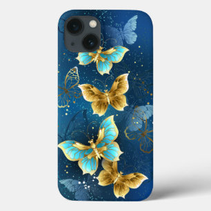 Goldene Schmetterlinge Case-Mate iPhone Hülle