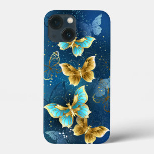 Goldene Schmetterlinge Case-Mate iPhone Hülle