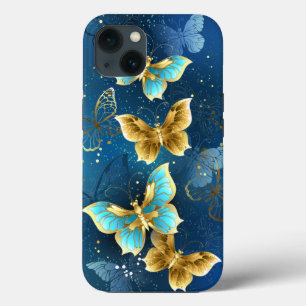 Goldene Schmetterlinge Case-Mate iPhone Hülle