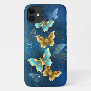 Goldene Schmetterlinge Case-Mate iPhone Hülle