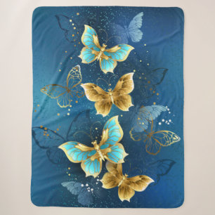 Goldene Schmetterlinge Sherpadecke