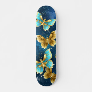 Goldene Schmetterlinge Skateboard