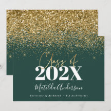 Goldene Schrift Moderner Abschluss