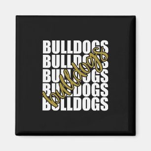 Goldene Schulsportfans Magnet