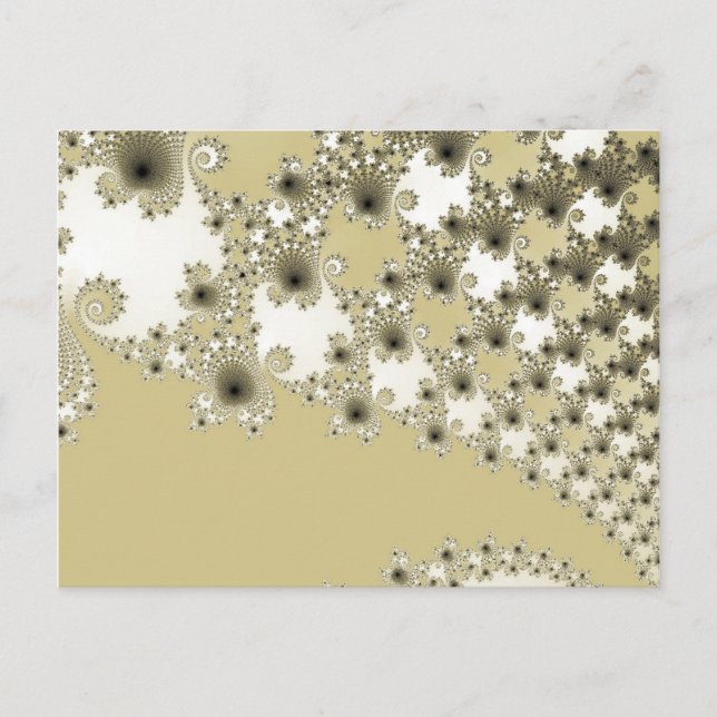 Goldene Seeigel Postkarte (Vorderseite)