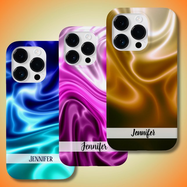 Goldene Seidenwellen Case-Mate iPhone 14 Pro Hülle (Von Creator hochgeladen)