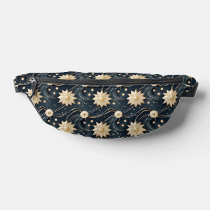 Goldene Sonnen und Himmelswellen Bauchtasche