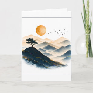 Goldene Sonnenberglandschaft  Karte