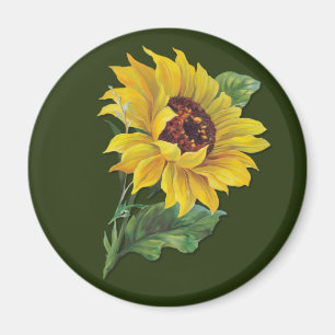 Goldene Sonnenblume Magnet