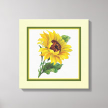 Goldene Sonnenblume - Quadratisch