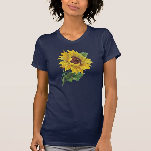 Goldene Sonnenblume T-Shirt (Vorderseite)