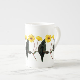 Goldene Sonnenblumen Botanisch Prozellantasse