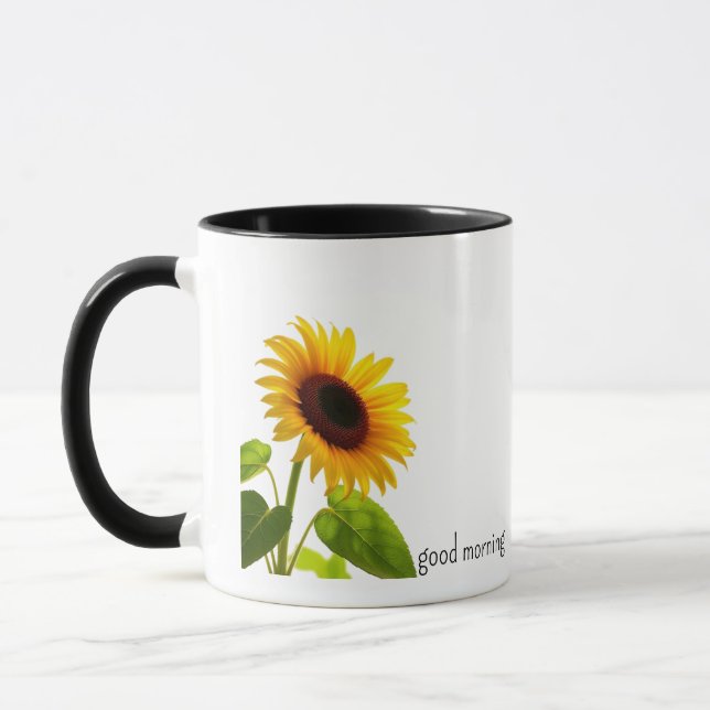Goldene Sonnenblumen Tasse (Links)