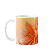 Goldene Sonnenuntergangs-Blumen-Wasserfarben-Kunst