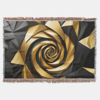 Goldene Spiralgeometrie Decke
