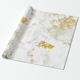 Goldene Spritzer Textur. Pinselstrich Designelemen Geschenkpapier