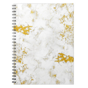 Goldene Spritzer Textur. Pinselstrich Designelemen Notizblock