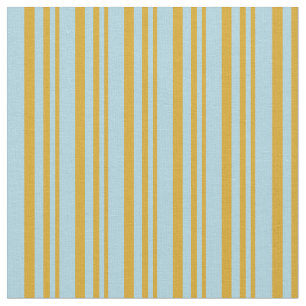 Goldene Stäbe und hellblaues Muster Stoff