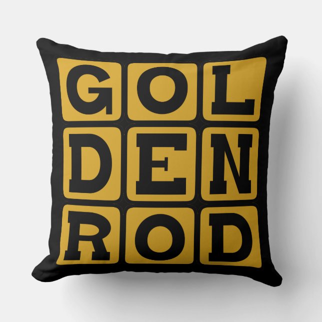 Goldene Stange, Farbe Kissen (Vorderseite)
