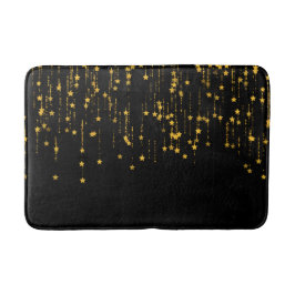 Goldene Sterne Badematte